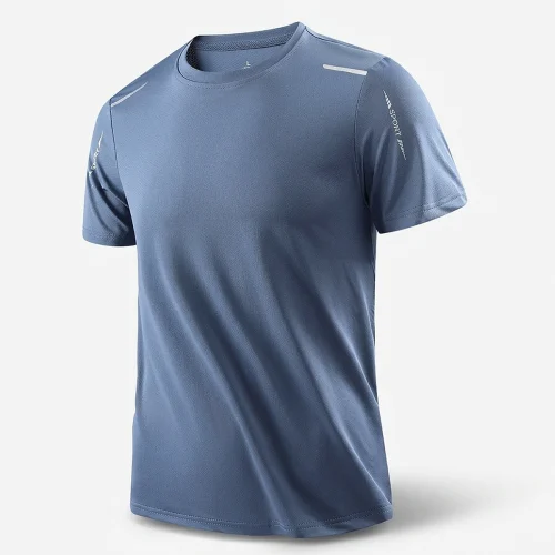 Alt: " Home product image – Acuvick " Men's quick-dry sports T-shirt made from lightweight breathable fabric for running, gym workouts, fitness training, and everyday active wear.