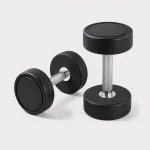 Steel dumbbell set for home gym strength training
