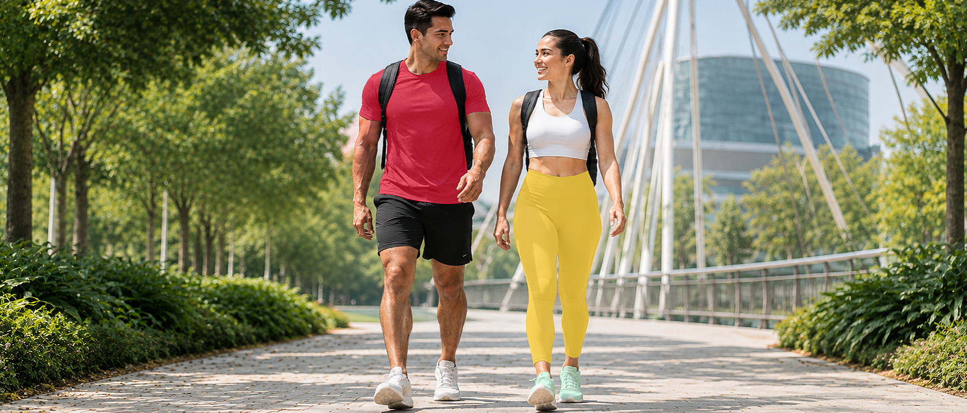 Activewear and fitness sportswear for training and everyday movement