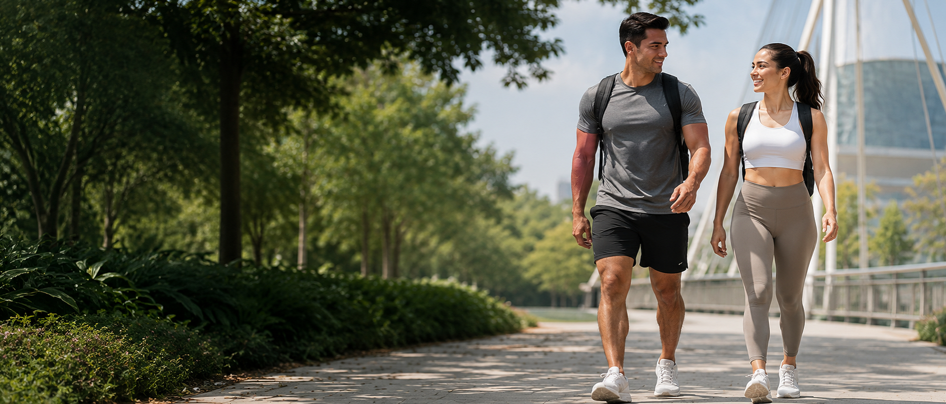 Activewear and fitness sportswear for training and everyday movement