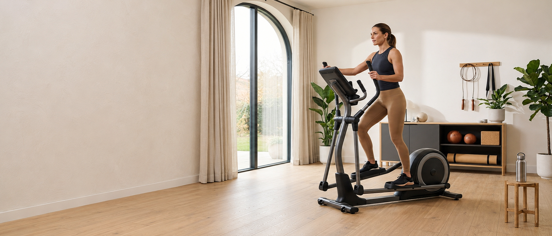 Cardio and conditioning workout equipment and fitness essentials