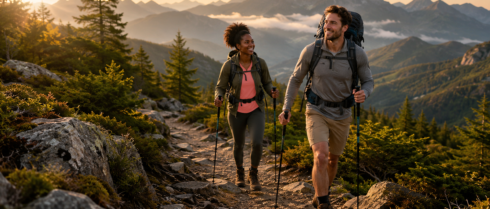 Hiking gear and outdoor essentials for hiking adventures and exploration