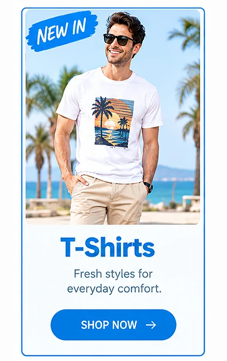 Men's T-Shirts New In at ACUVICK