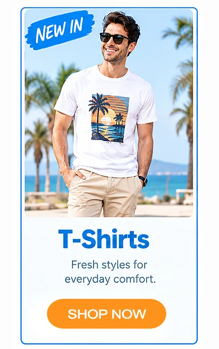 Men's T-Shirts New In at ACUVICK