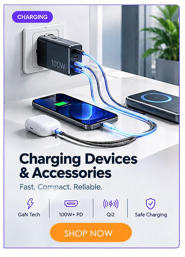Fast Charging Devices and Phone Accessories at ACUVICK