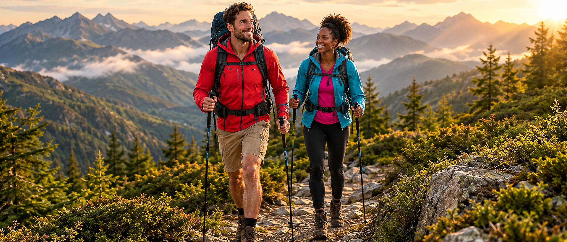 Hiking gear and outdoor essentials for hiking adventures and exploration