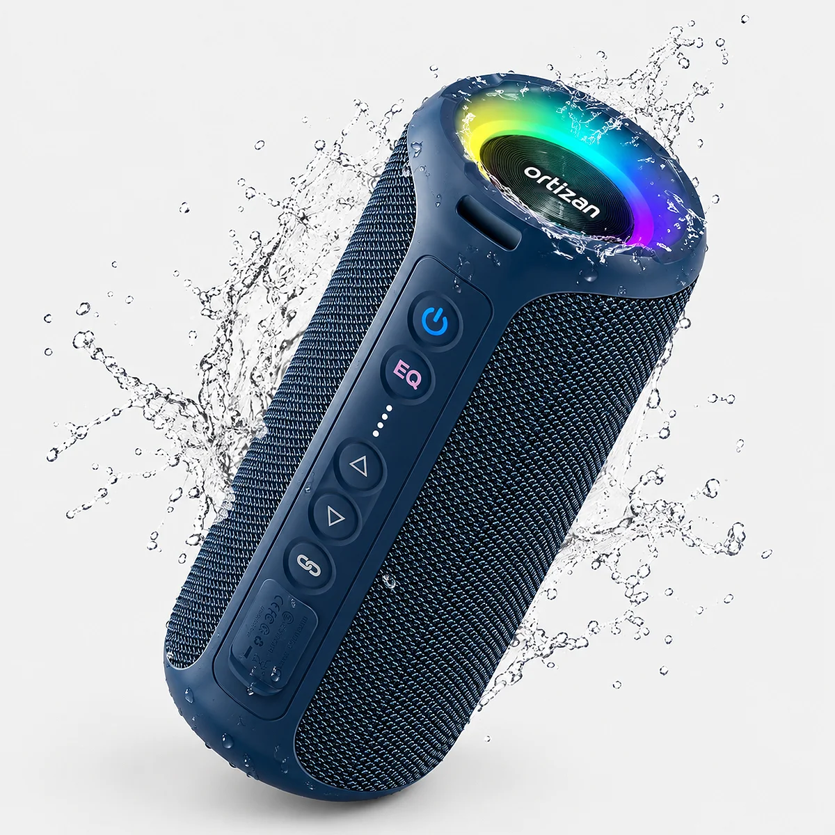 Ortizan X8 Pro 40W portable Bluetooth speaker in blue