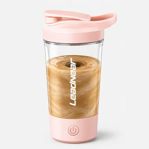 Pink portable personal blender