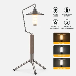 Rechargeable LED camping hanging light