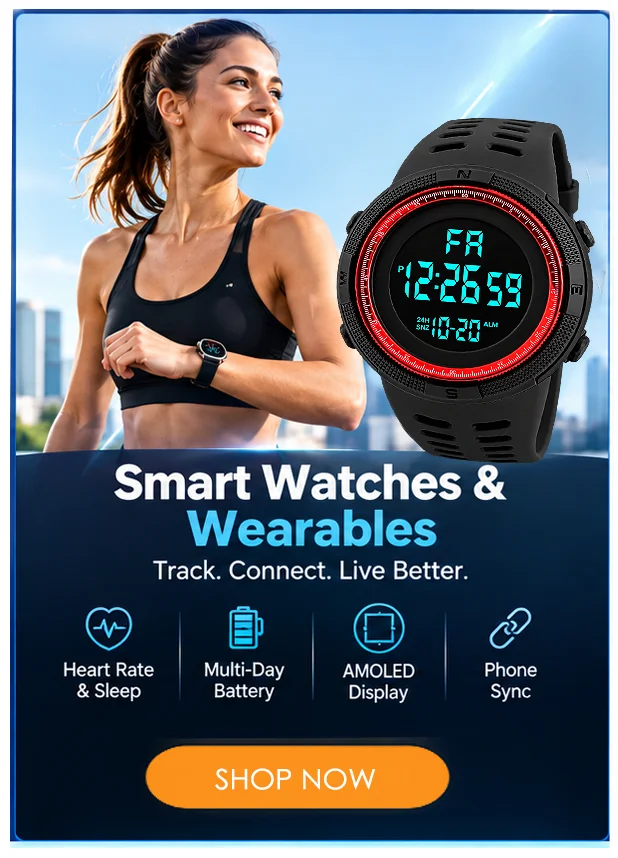 Smart Watches and Wearables for Health and Fitness at ACUVICK