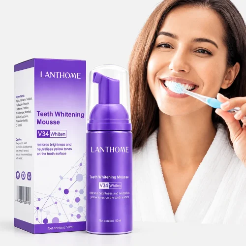 Teeth whitening toothpaste for daily oral care