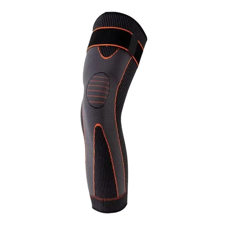 Alt: " Long Knee Support Sleeve with Adjustable Strap product image – Acuvick " Long Knee Support Sleeve with Adjustable Strap - Image 7