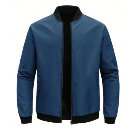 Alt: " Home product image – Acuvick " Men's Lightweight Baseball-Collar Jacket