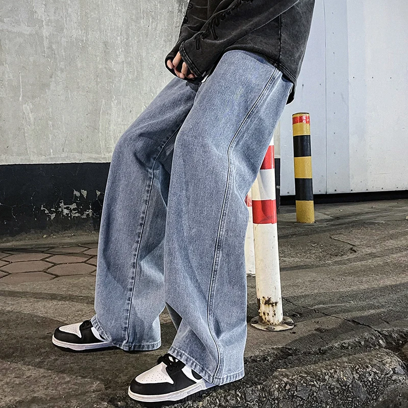 Alt: " Men's Wide-Leg Relaxed Fit Jeans product image – Acuvick " Men's Wide-Leg Relaxed Fit Jeans - Image 8