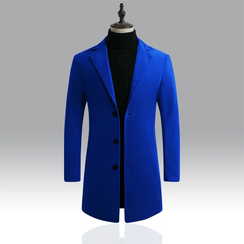 Alt: " Men's Long Casual Winter Coat product image – Acuvick " Men's Long Casual Winter Coat - Image 9
